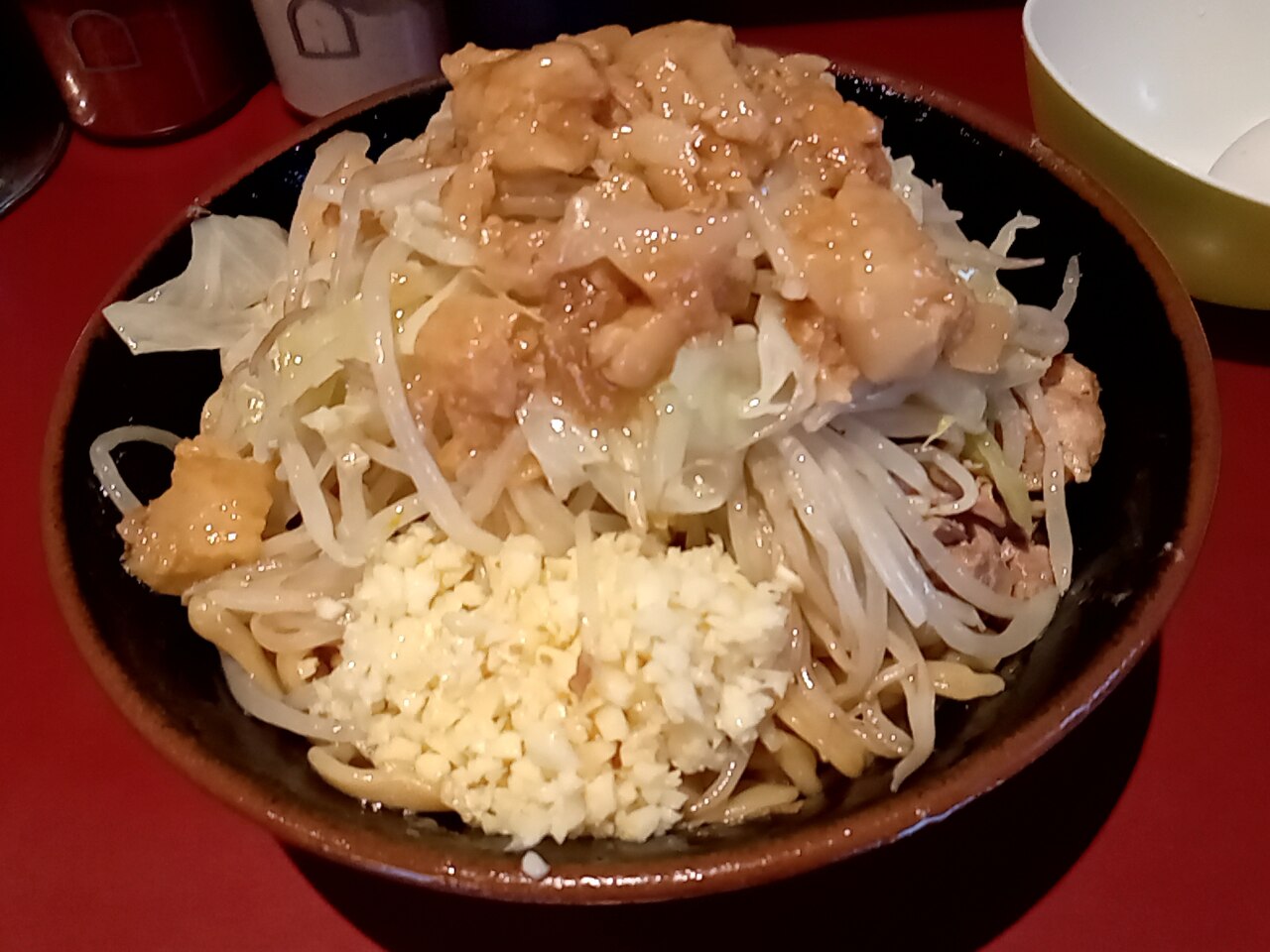 ラーメン二郎・荻窪店のラーメンの注文例
