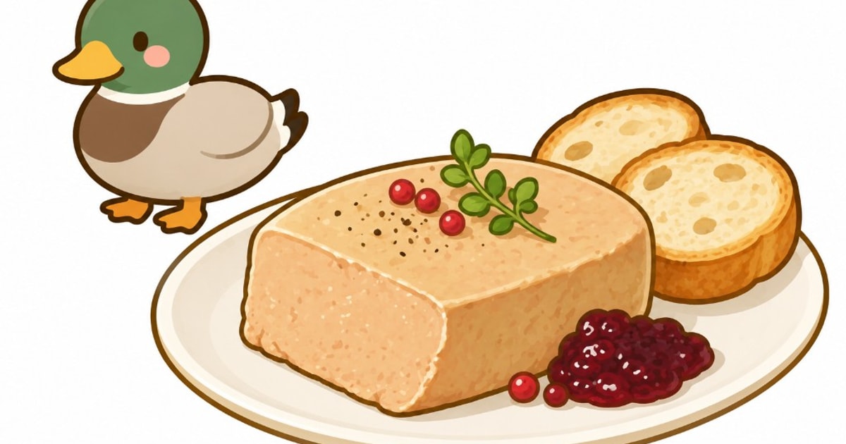 フォアグラのイラスト
