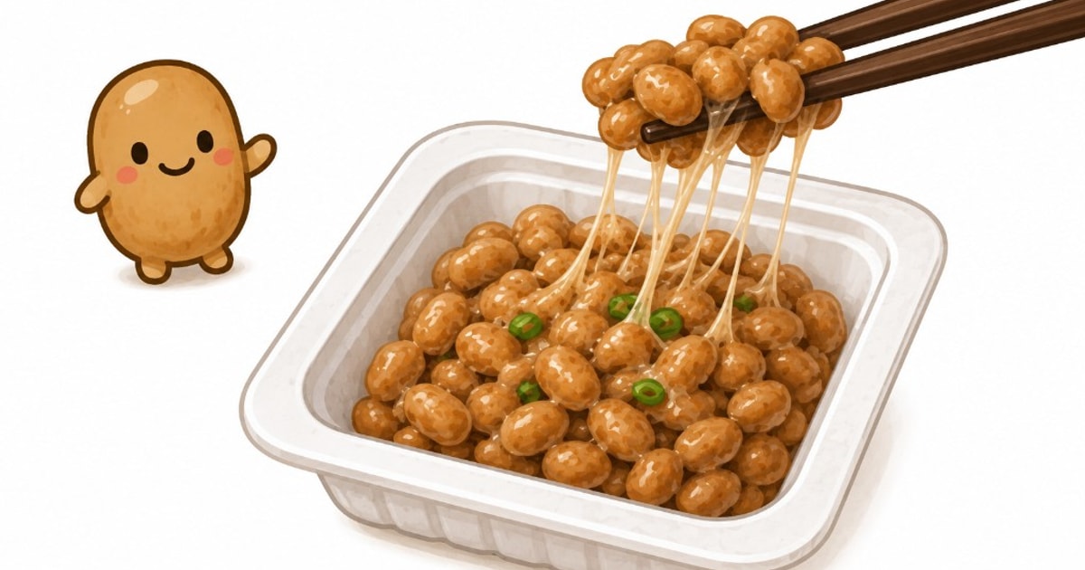 納豆のイラスト