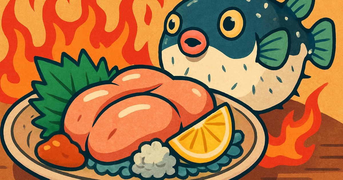 ふぐ肝のイラスト